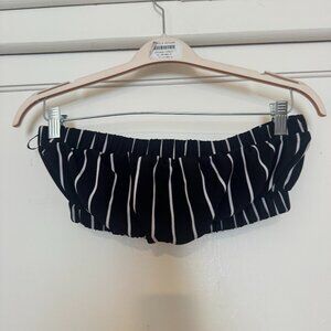 Striped Bandeau Crop Top – Size M